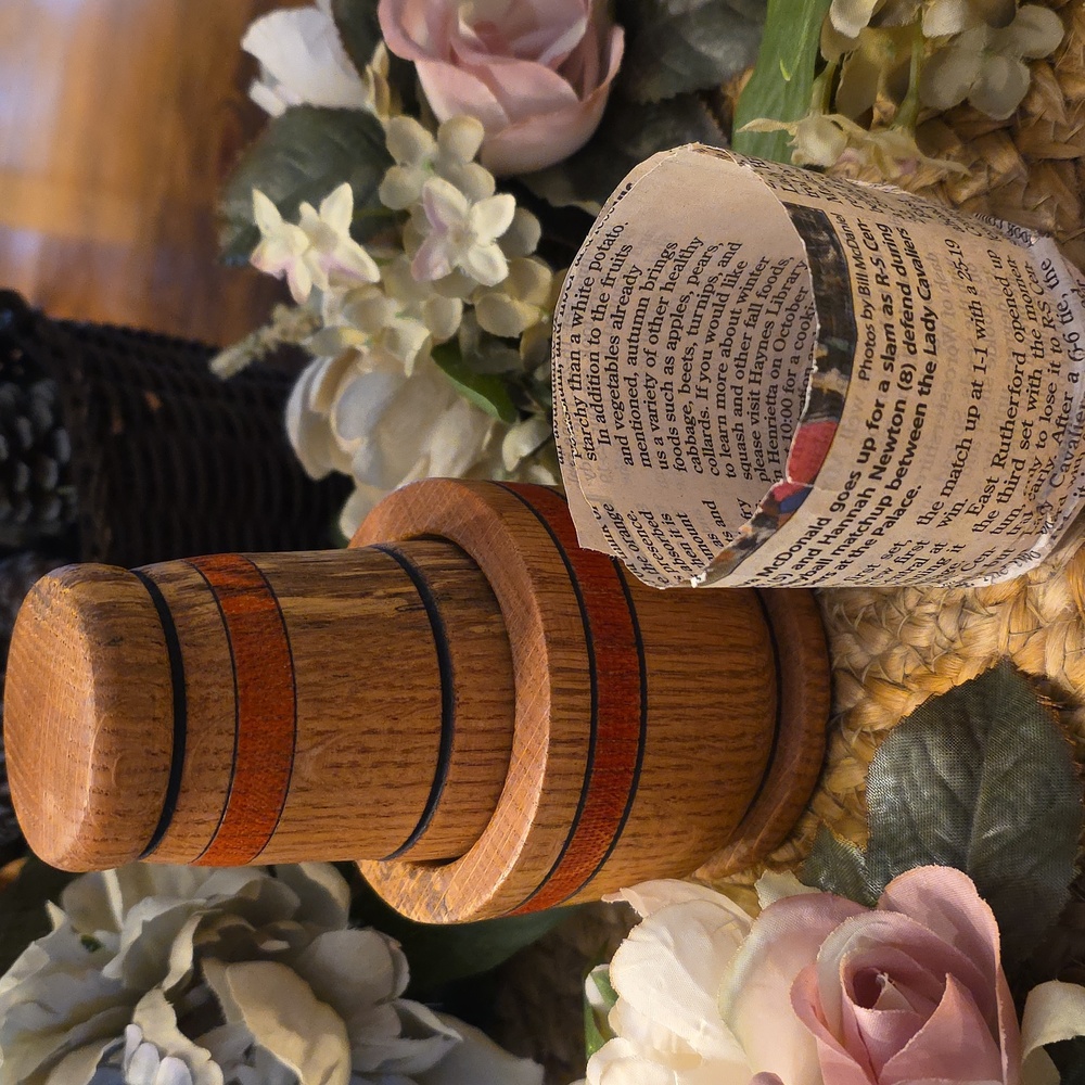 Handcrafted Wooden Paper Pot Form